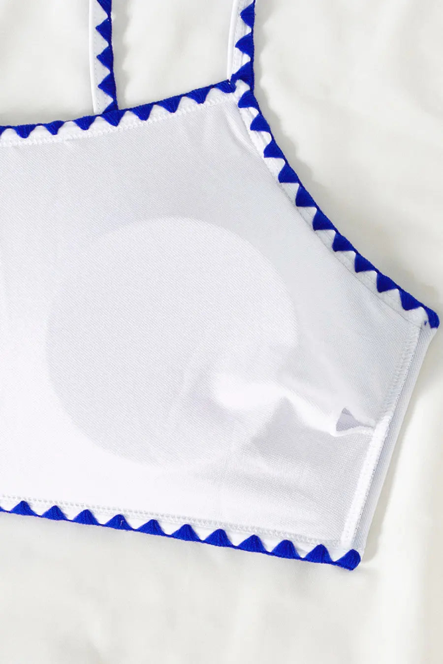 Stylish Flower Print Padded Backless Bikini with Adjustable Straps BikiniEmporium.com